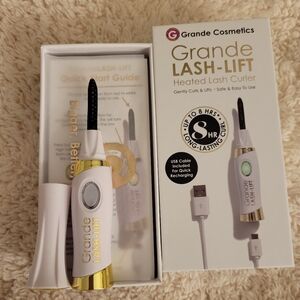 Sephora Grande Lash-Lift Heated Lash Curler - White and Gold